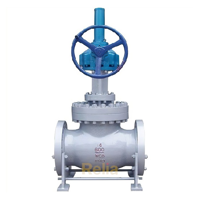 carbon steel bevel gear operated globe valve