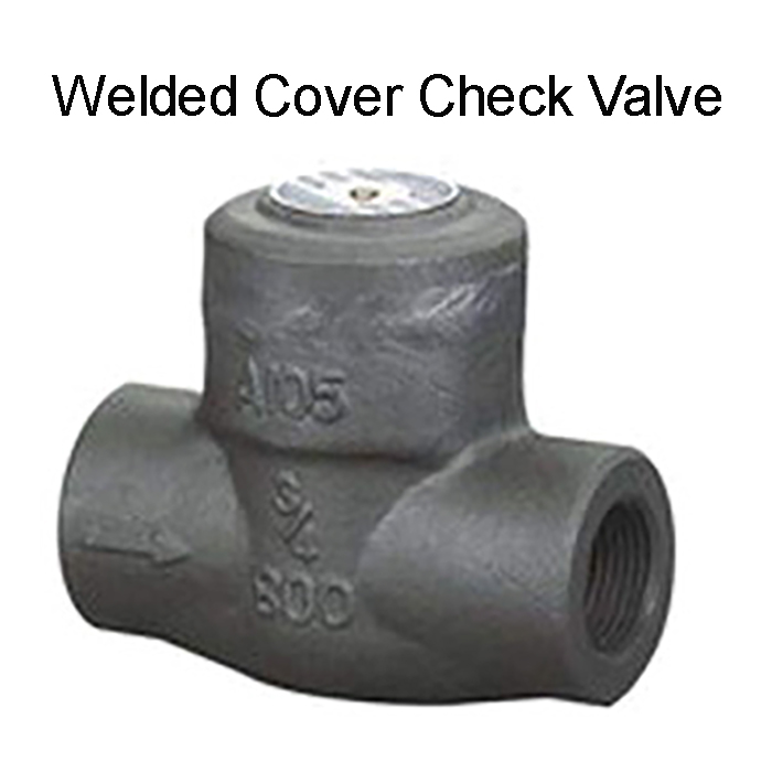 forged steel welded cover check valve