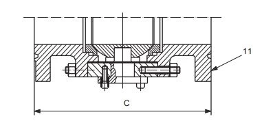 36 inch ball valve face to face dimensions (flanged RTJ)