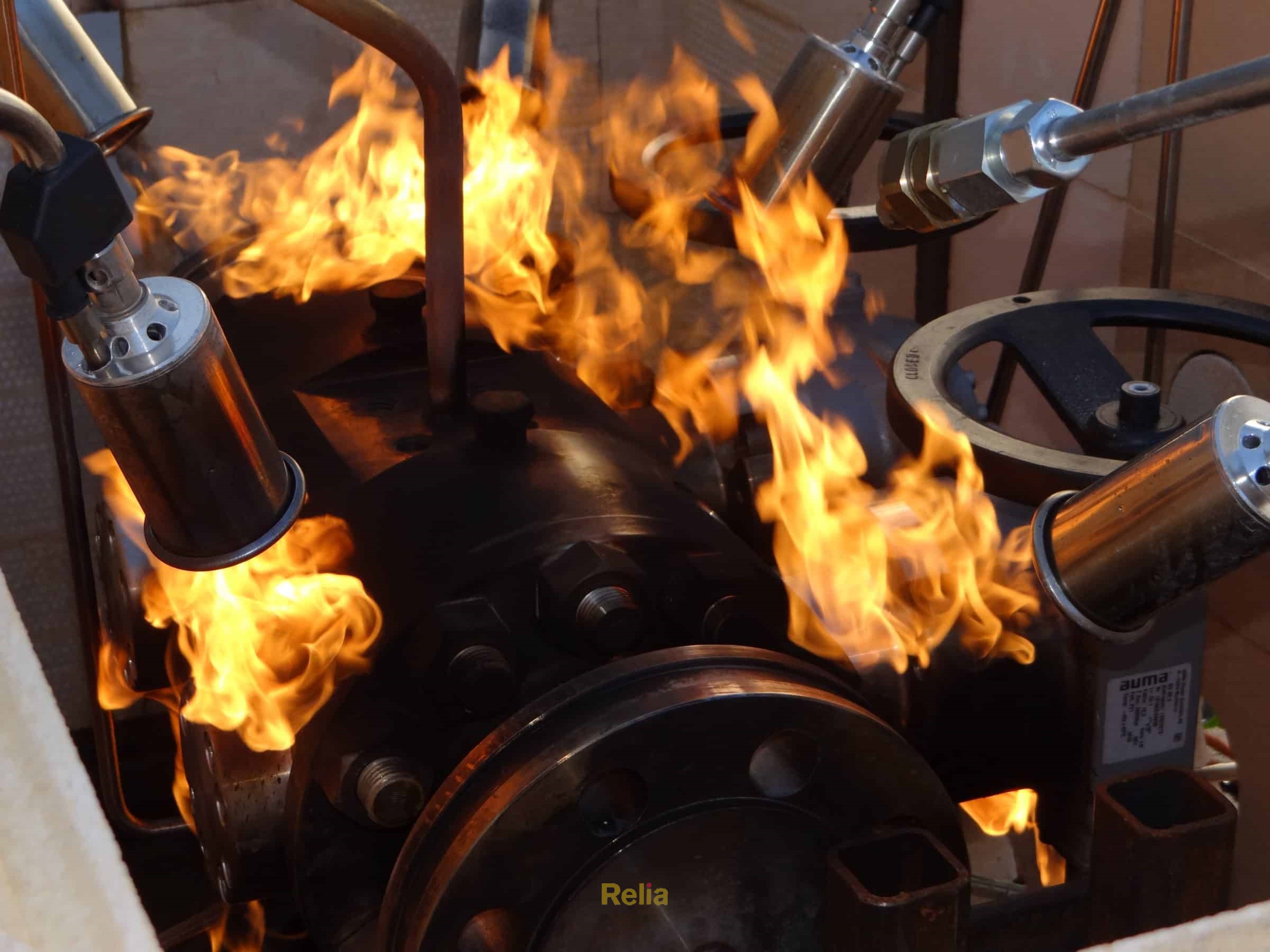 fire safe test for ball valve
