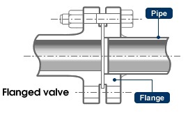 valve flanged end connection