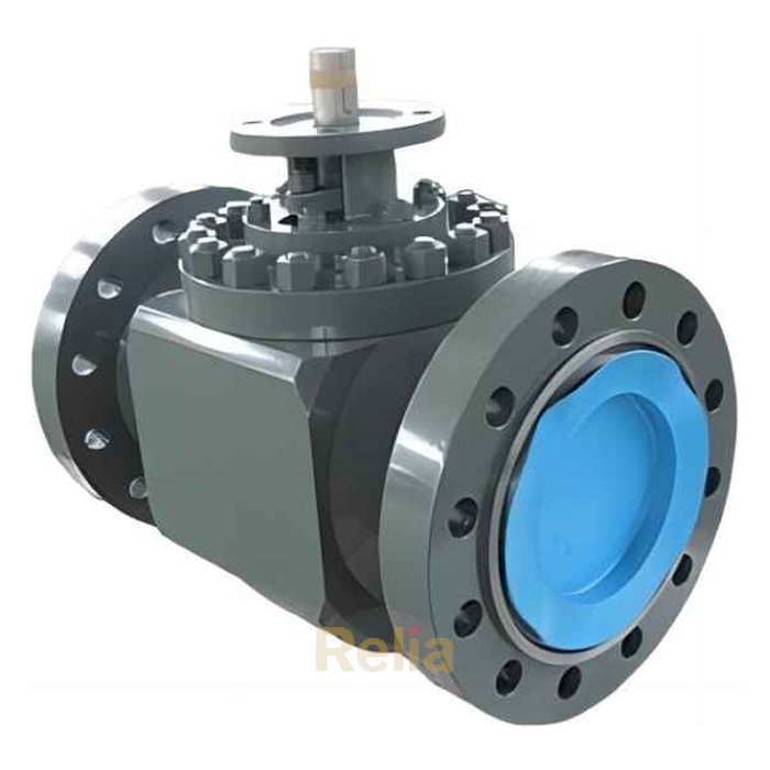 forged steel trunnion mounted top entry ball valves