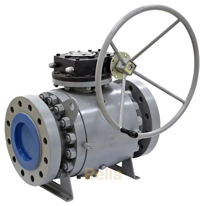 metal seated trunnion mounted ball valve