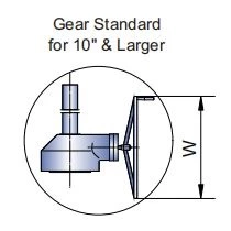 class 600 bevel gear globe valve drawing