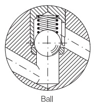 forged steel ball check valve drawing