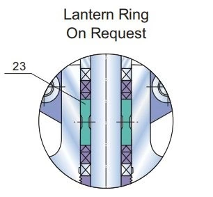 10 inch globe valve lantern ring drawing